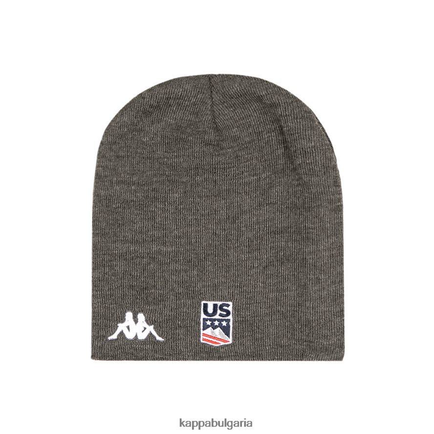 Kappa унисекс 6cento wabato2 us шапка сиво 48Z026287