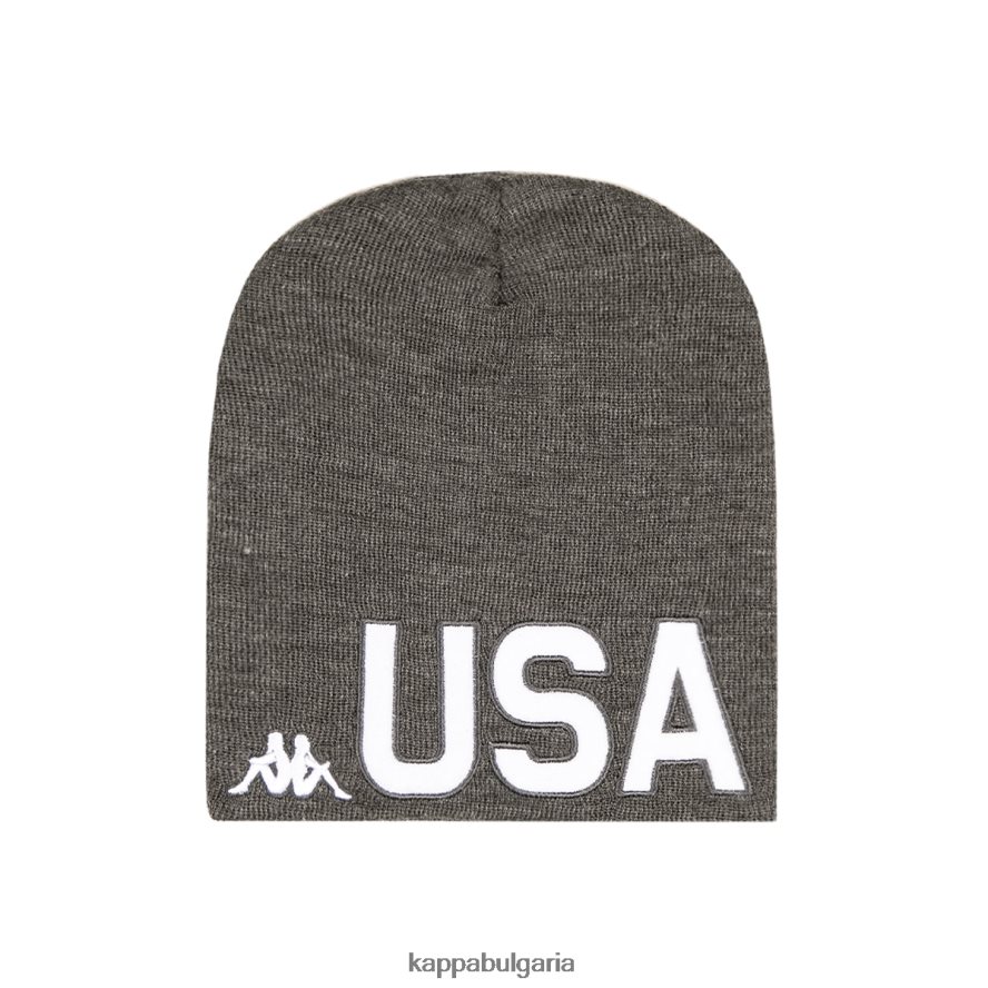 Kappa унисекс 6cento wabato2 us шапка сиво 48Z026287