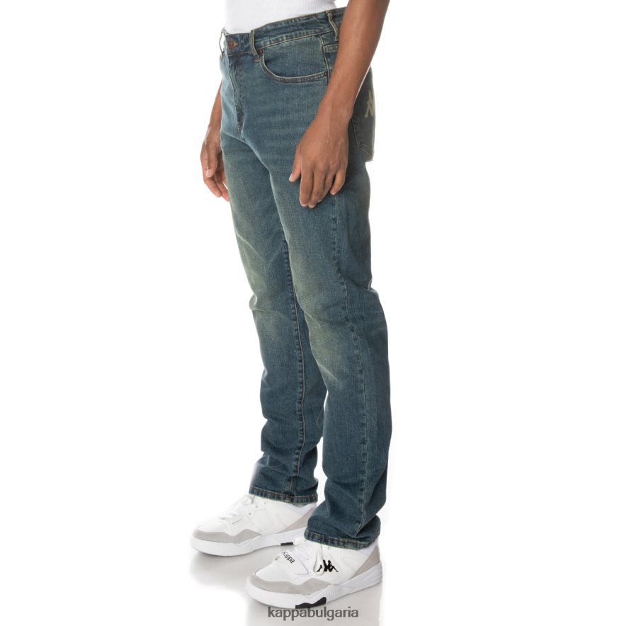 Kappa мъже автентичен син джинс средно пране 48Z026282