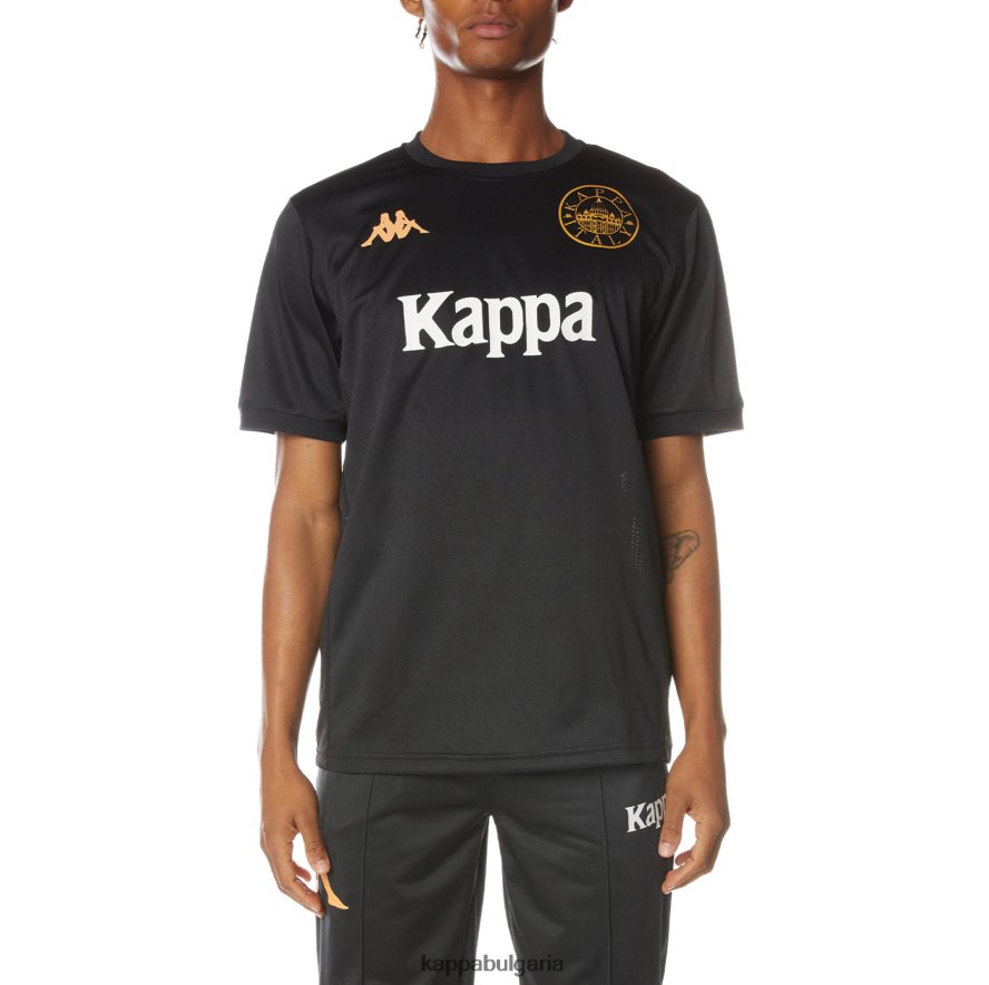 Kappa мъже автентично трико на арнолд смолисточерен 48Z026213