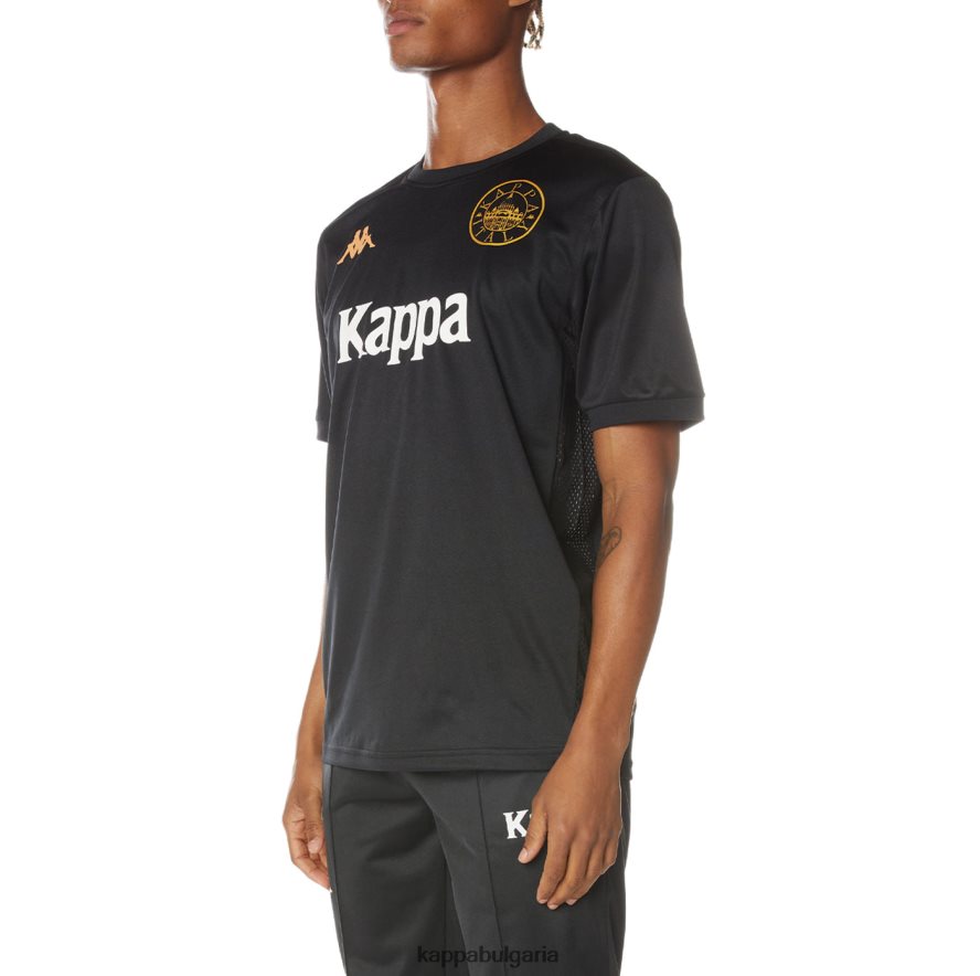 Kappa мъже автентично трико на арнолд смолисточерен 48Z026213