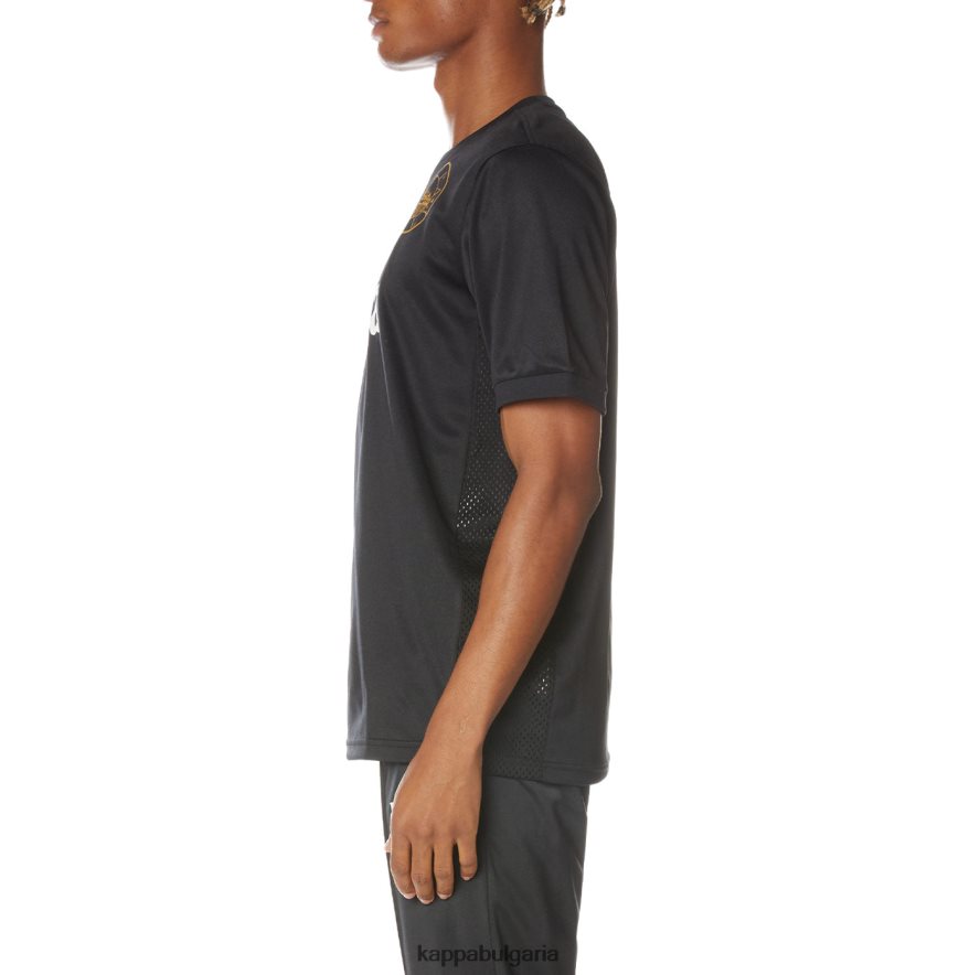 Kappa мъже автентично трико на арнолд смолисточерен 48Z026213