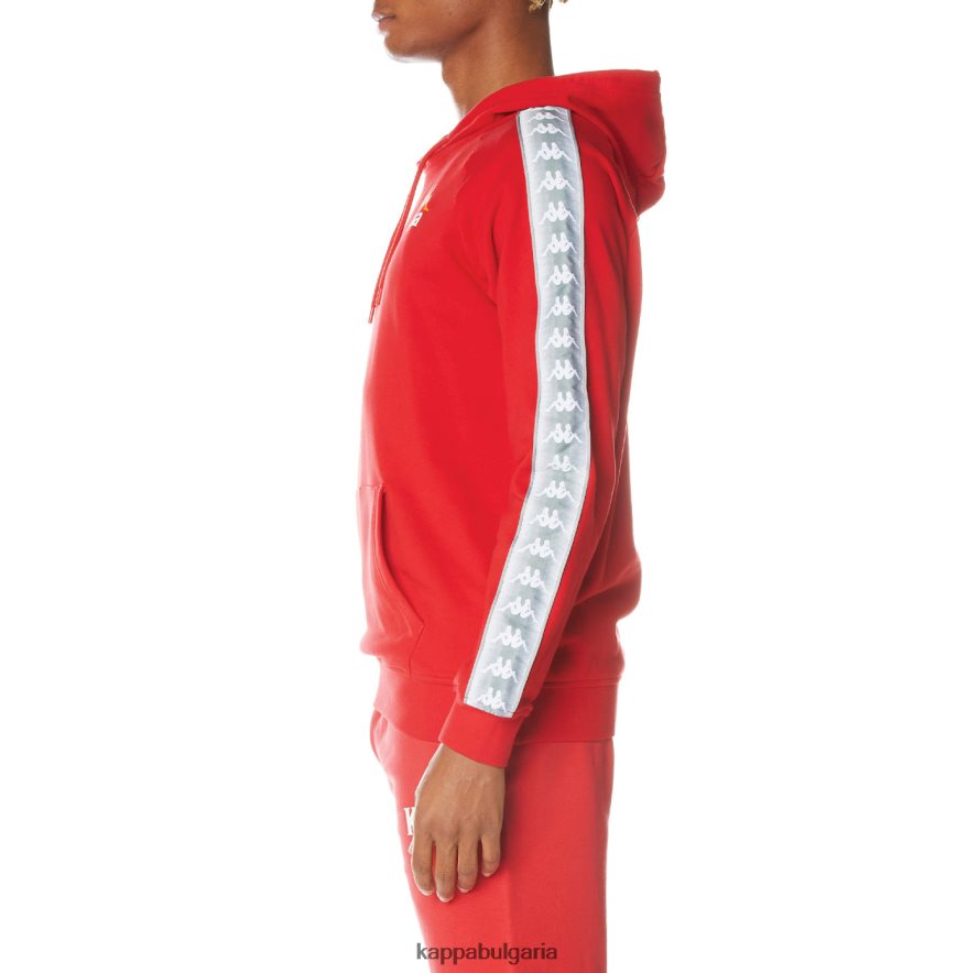 Kappa мъже 222 банда солго качулка червен 48Z02640