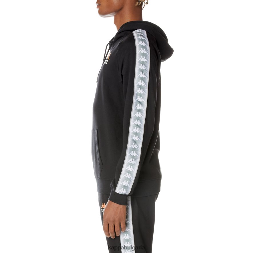 Kappa мъже 222 банда солго качулка смолисточерен 48Z02655