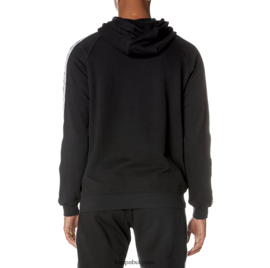 Kappa мъже 222 банда солго качулка смолисточерен 48Z02655