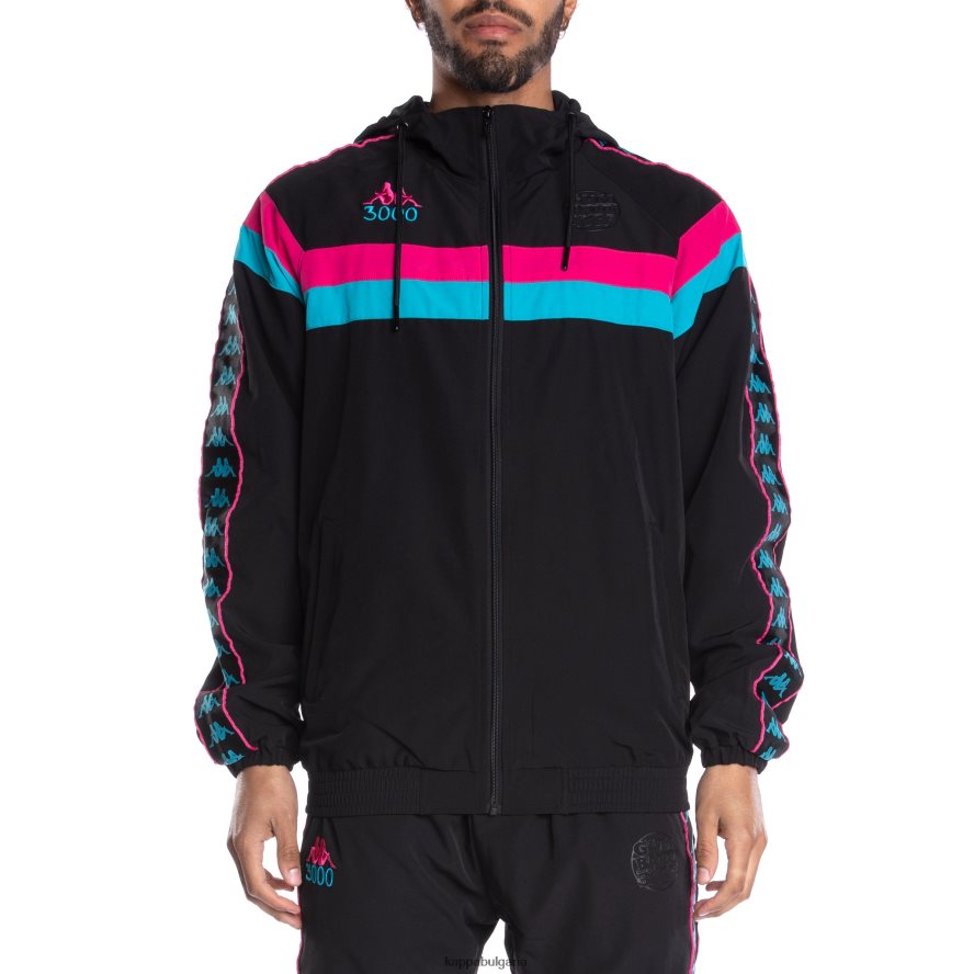 Kappa мъже 222 качулка banda gumball glas tour черен 48Z02656