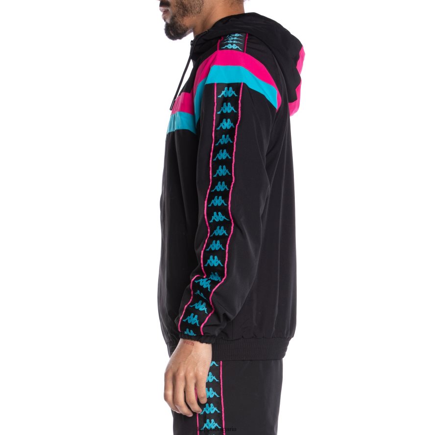 Kappa мъже 222 качулка banda gumball glas tour черен 48Z02656