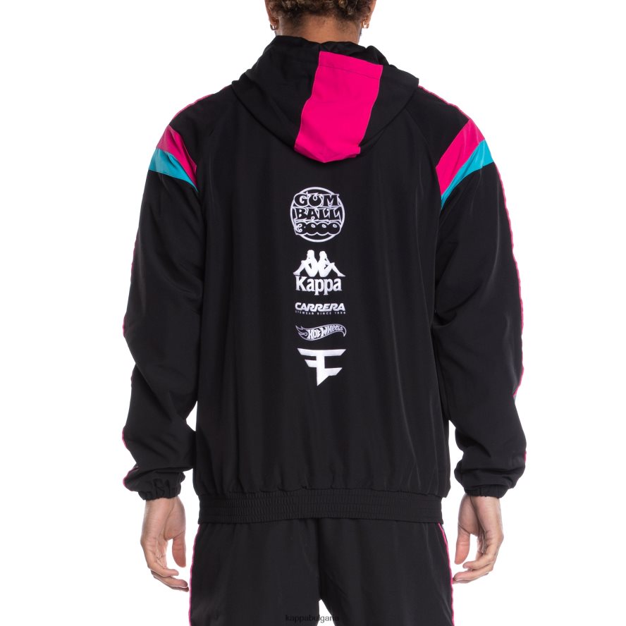 Kappa мъже 222 качулка banda gumball glas tour черен 48Z02656