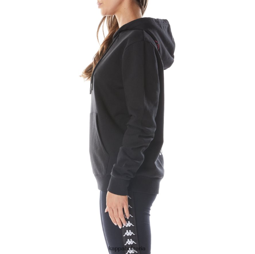 Kappa мъже автентична качулка Gumball Gazes черен 48Z02657