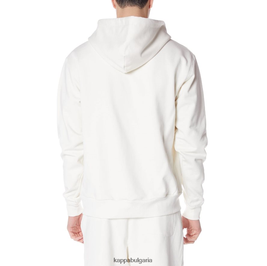 Kappa мъже халат giovani portos качулка сметана 48Z02653