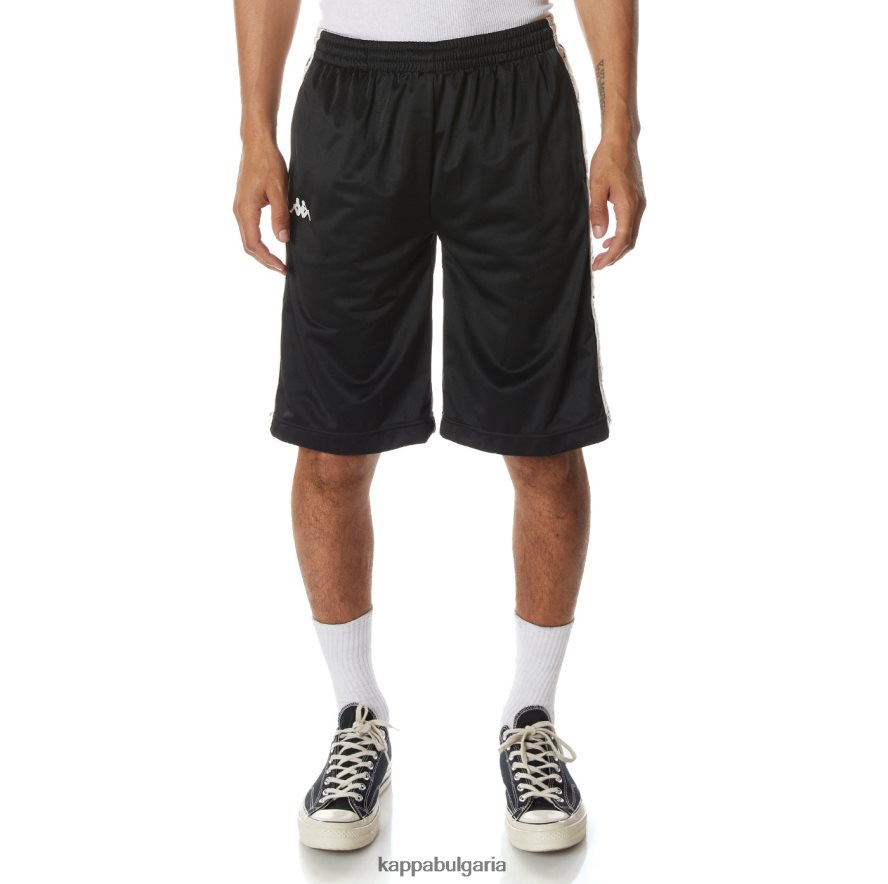 Kappa мъже 222 къси панталони banda treadwellzin 2 черен дим 48Z026264