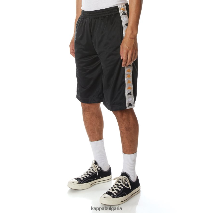 Kappa мъже 222 къси панталони banda treadwellzin 2 черен дим 48Z026264