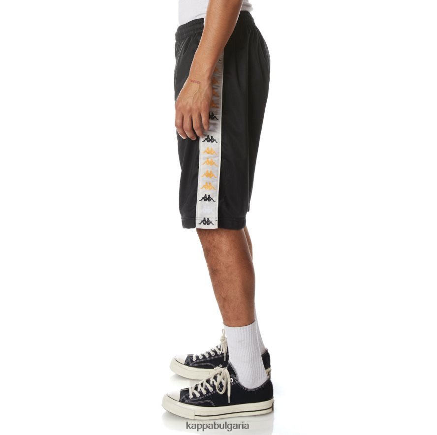 Kappa мъже 222 къси панталони banda treadwellzin 2 черен дим 48Z026264