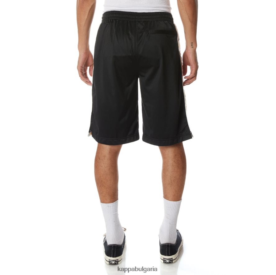 Kappa мъже 222 къси панталони banda treadwellzin 2 черен дим 48Z026264