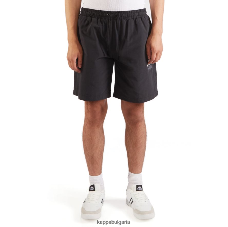 Kappa мъже автентични къси панталони черна струя 48Z026238