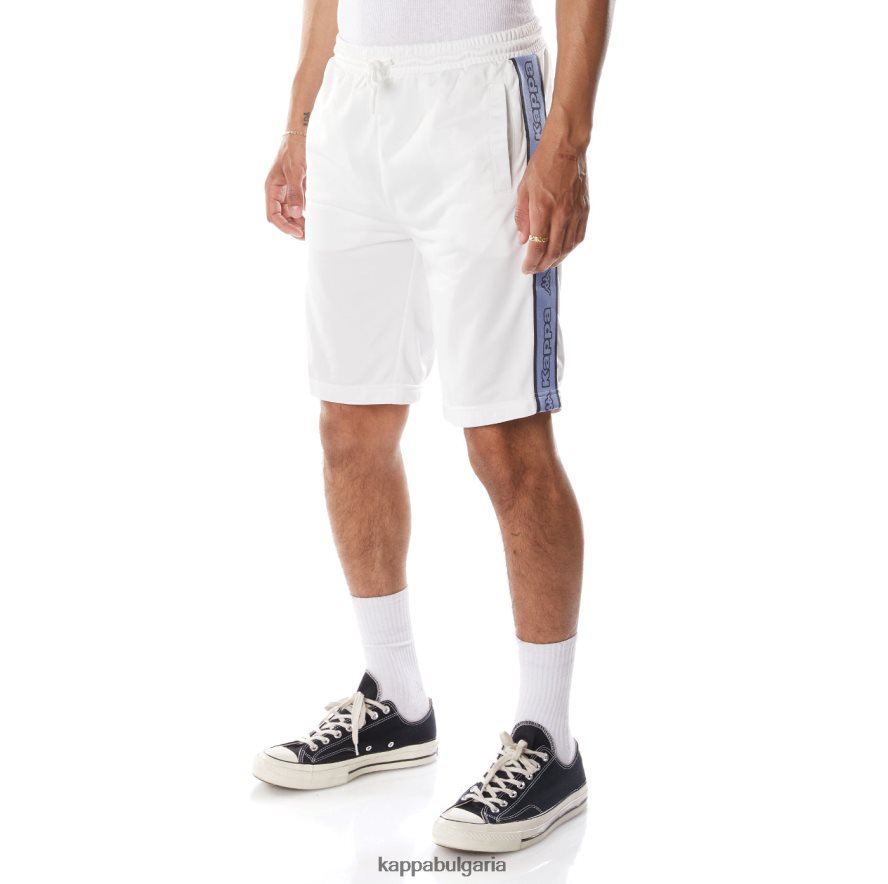Kappa мъже лого лента asved 2 шорти бяло синьо 48Z026260