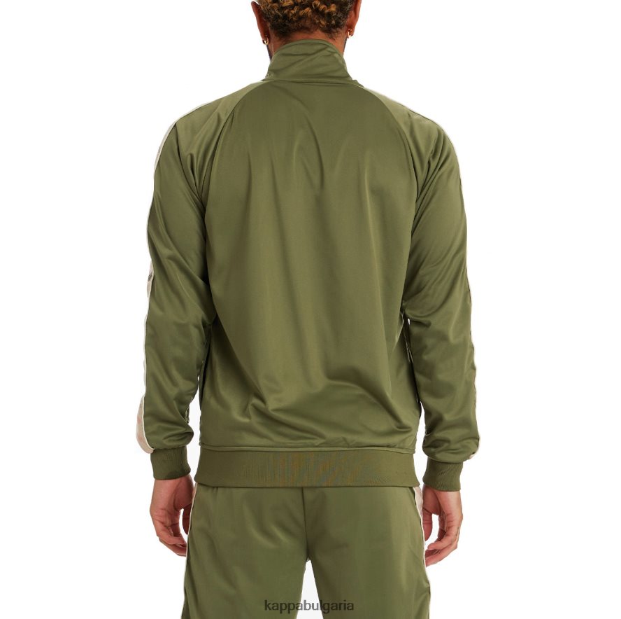 Kappa мъже 222 банда дуло яке с 2 писти зелена маслина 48Z0268