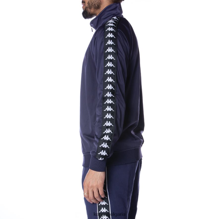Kappa мъже 222 спортно яке banda anniston синьо морско черно 48Z02611