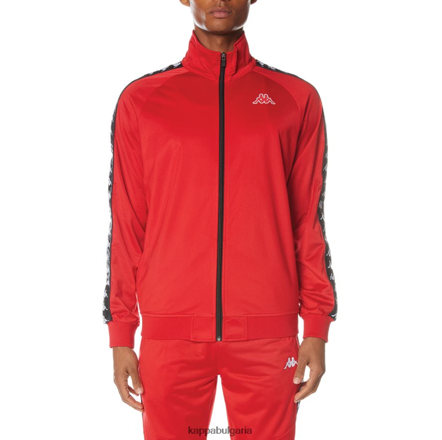 Kappa мъже 222 спортно яке banda anniston червено черно 48Z02612