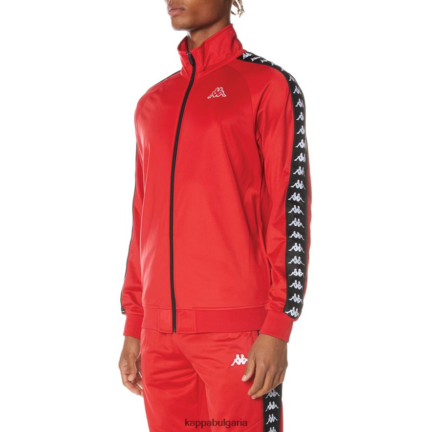 Kappa мъже 222 спортно яке banda anniston червено черно 48Z02612