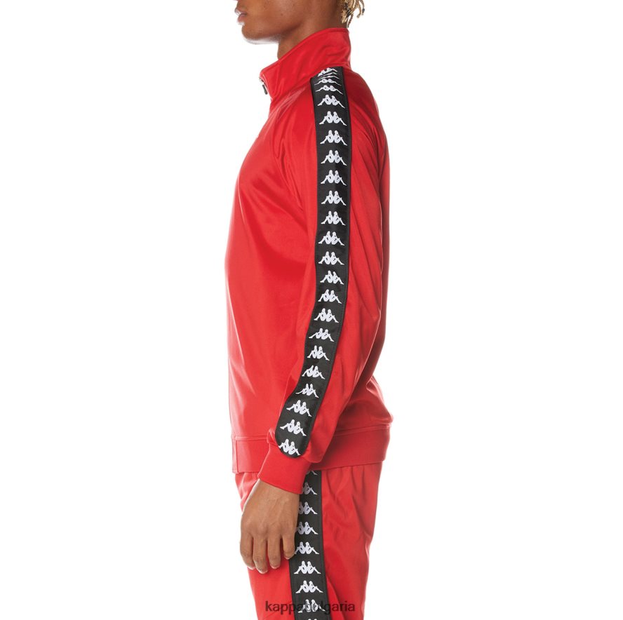 Kappa мъже 222 спортно яке banda anniston червено черно 48Z02612
