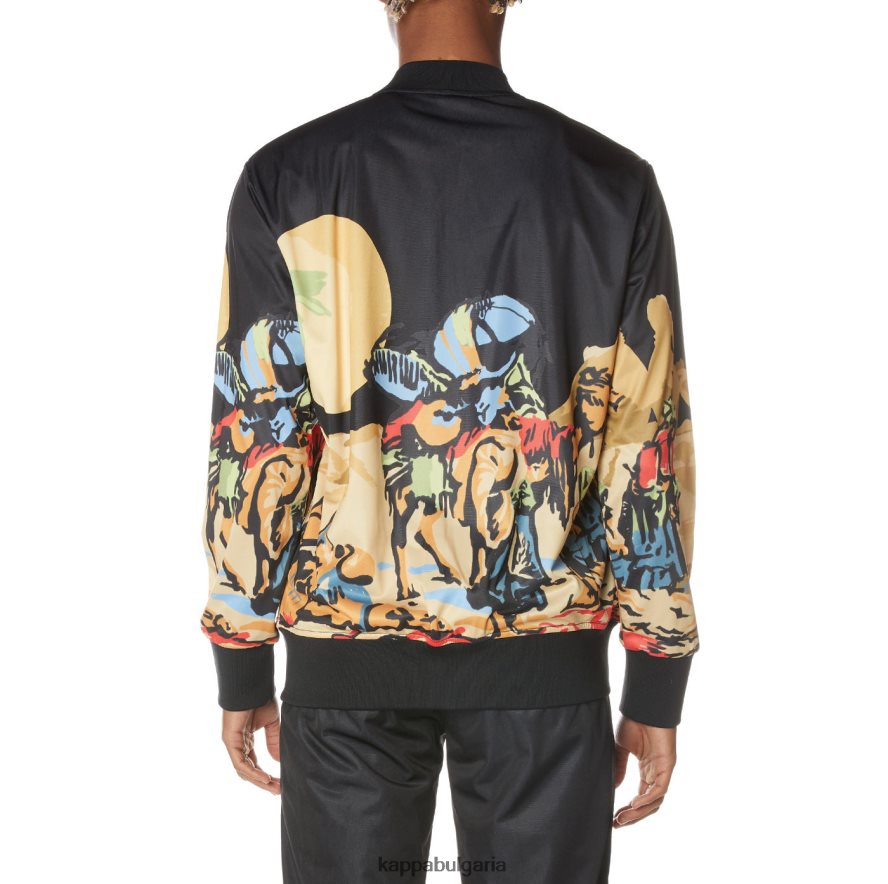 Kappa мъже автентично суданско яке смолисточерен 48Z0264