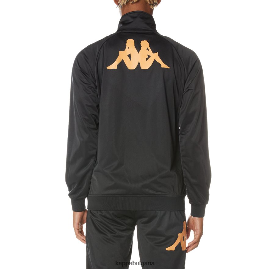 Kappa мъже автентично спортно яке angost смолисточерен 48Z0262
