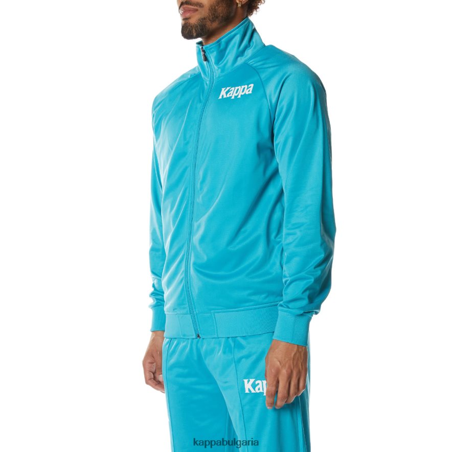 Kappa мъже автентично спортно яке angost тъмно аква 48Z0266