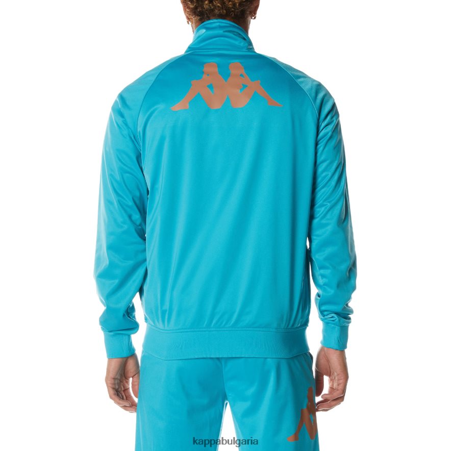 Kappa мъже автентично спортно яке angost тъмно аква 48Z0266