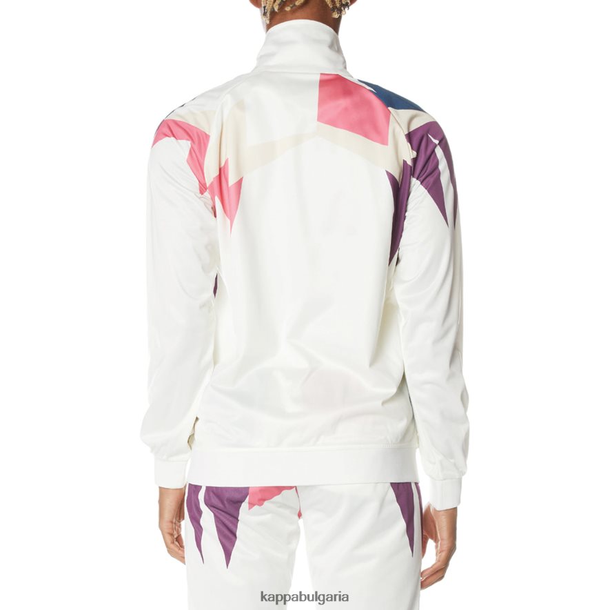 Kappa мъже спортно яке с лого lamal бяло 48Z0265