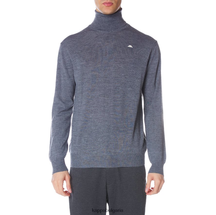 Kappa мъже халат giovani deiron водолазка светло сив 48Z02694