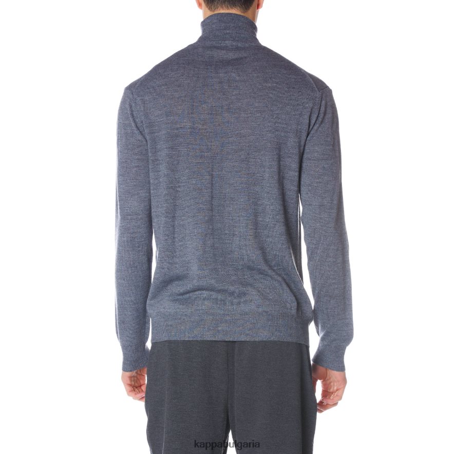 Kappa мъже халат giovani deiron водолазка светло сив 48Z02694