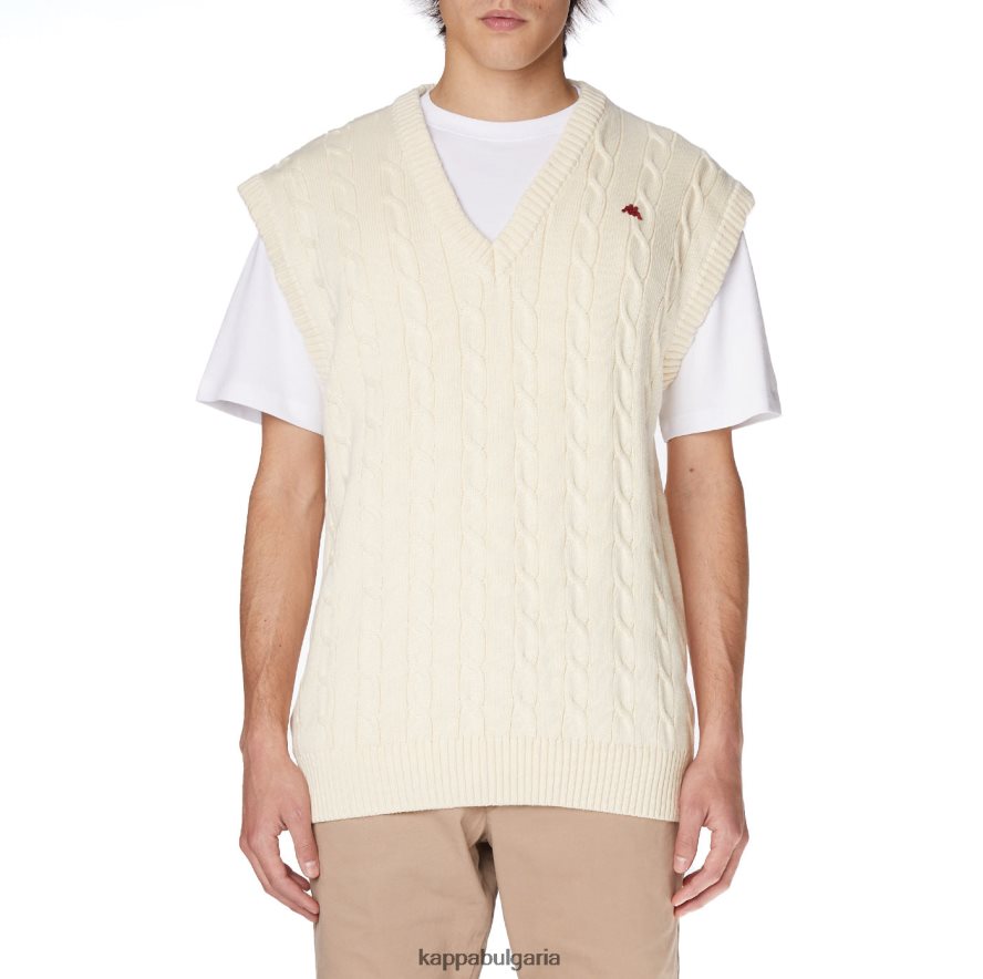 Kappa мъже халат giovani nembus жилетка сметана 48Z02691