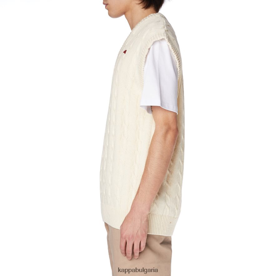 Kappa мъже халат giovani nembus жилетка сметана 48Z02691