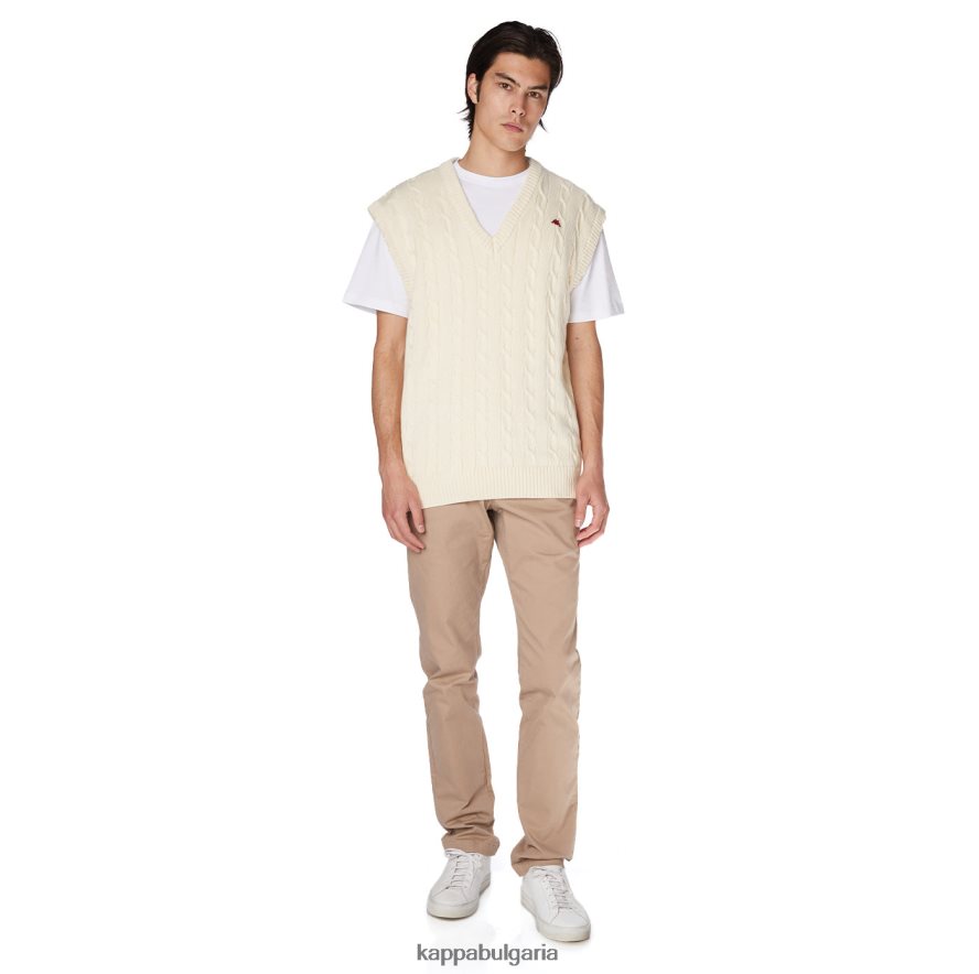 Kappa мъже халат giovani nembus жилетка сметана 48Z02691