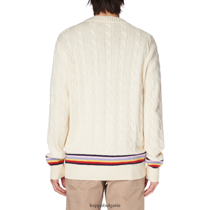 Kappa мъже халат giovani nihal жилетка сметана 48Z02688