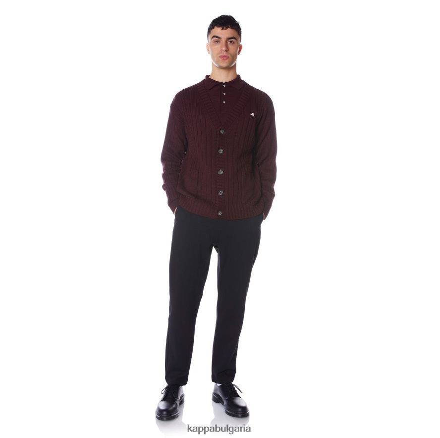 Kappa мъже robe giovani achird жилетка бордо 48Z026100