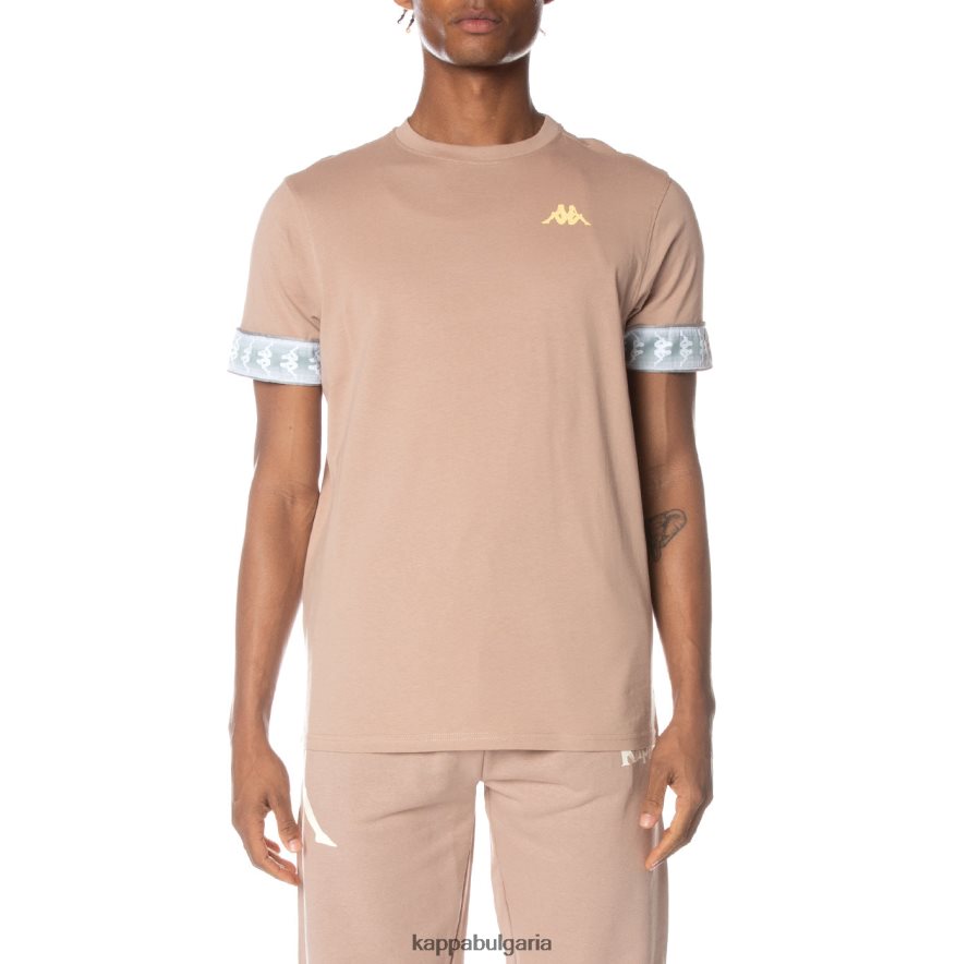 Kappa мъже 222 банда торби тениска бежово 48Z026154
