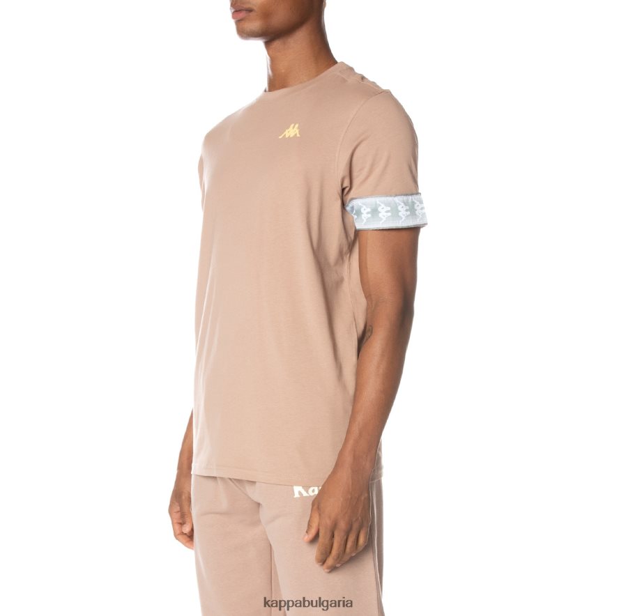 Kappa мъже 222 банда торби тениска бежово 48Z026154