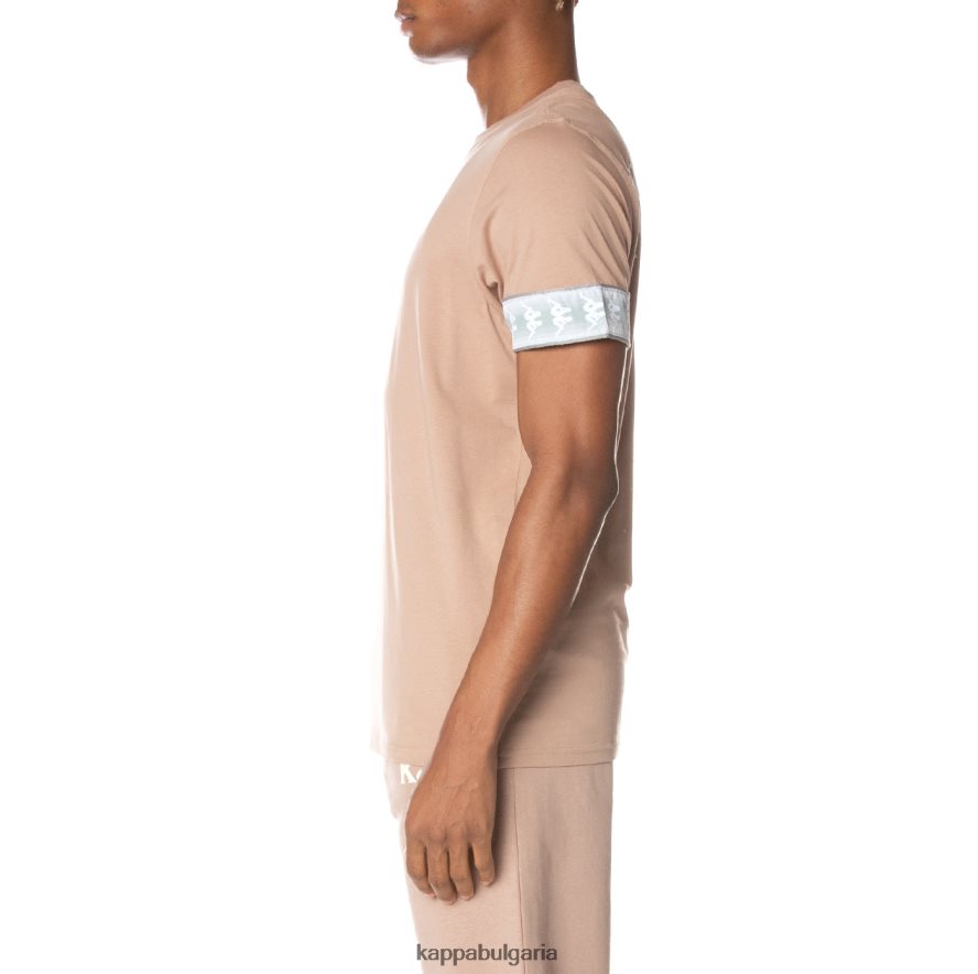 Kappa мъже 222 банда торби тениска бежово 48Z026154
