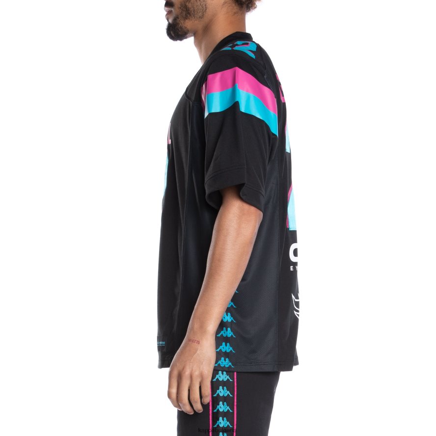 Kappa мъже Футболна фланелка 222 Banda Gumball Glend черен 48Z026194