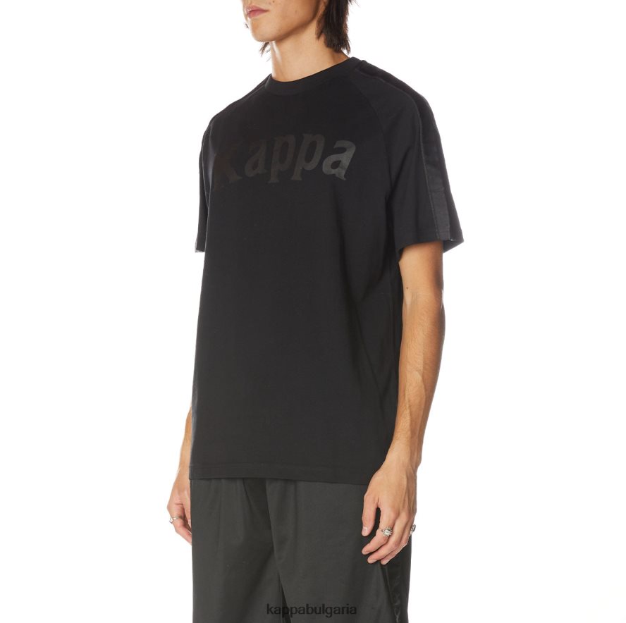 Kappa мъже 222 тениска banda balima черна струя 48Z026184