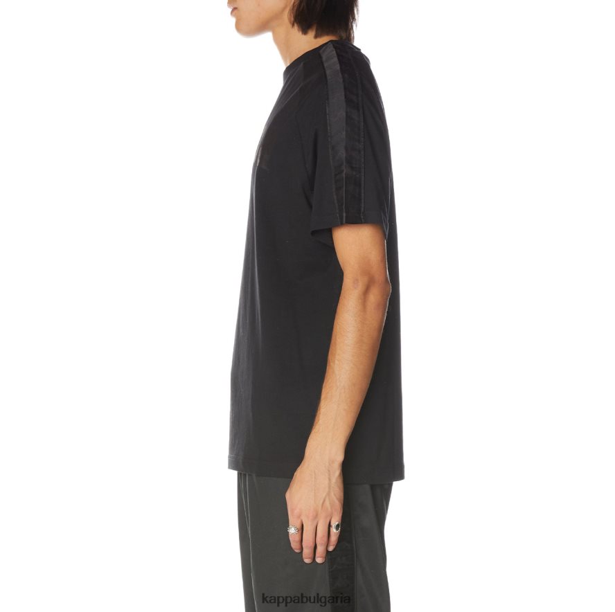 Kappa мъже 222 тениска banda balima черна струя 48Z026184
