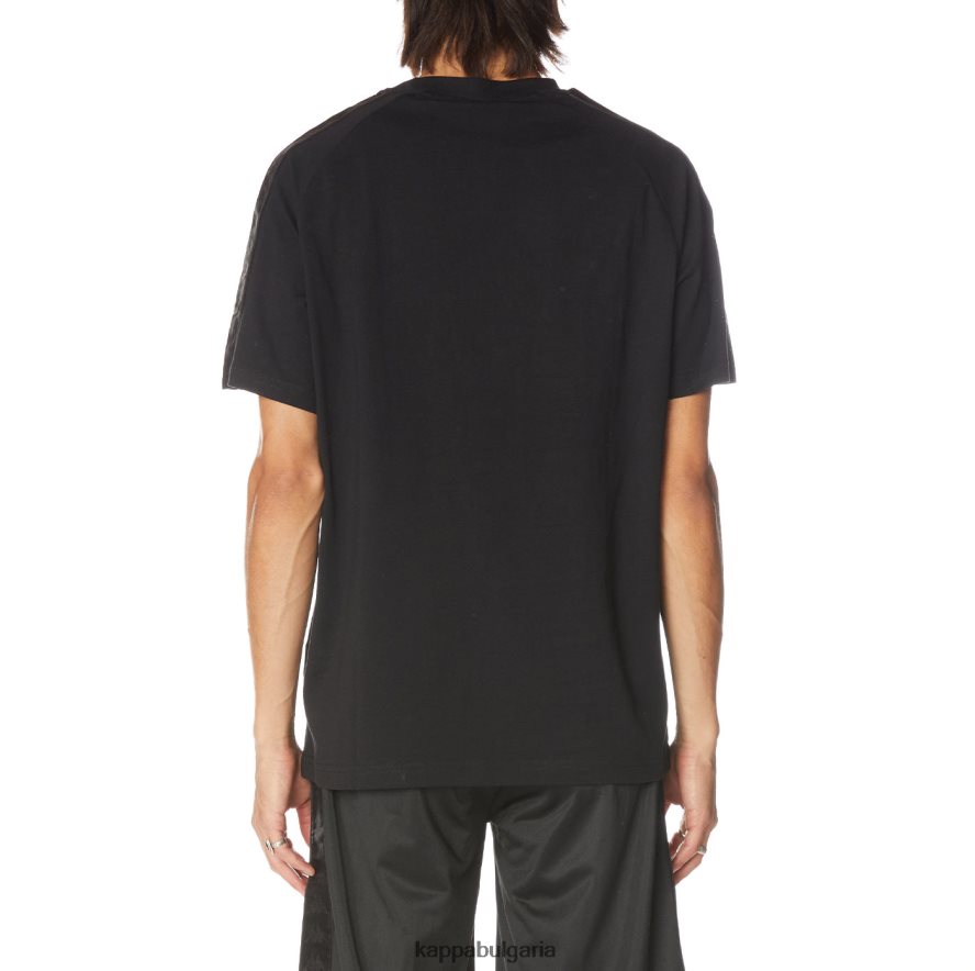 Kappa мъже 222 тениска banda balima черна струя 48Z026184