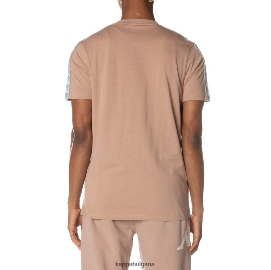 Kappa мъже 222 тениска banda dabst бежово 48Z026155