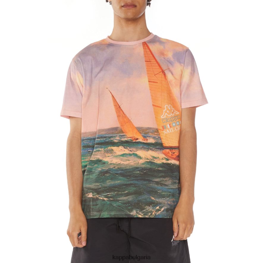 Kappa мъже картър тениска бежово 48Z026117