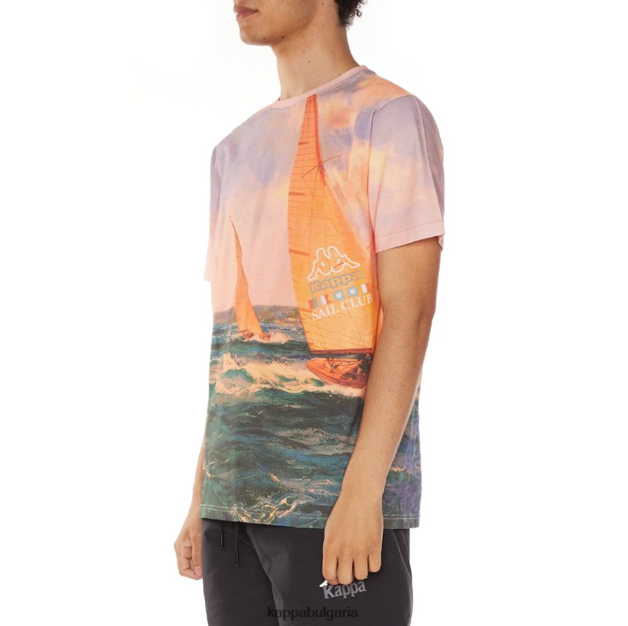 Kappa мъже картър тениска бежово 48Z026117