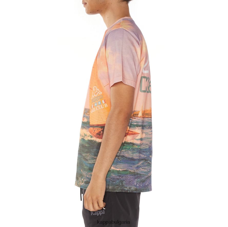 Kappa мъже картър тениска бежово 48Z026117