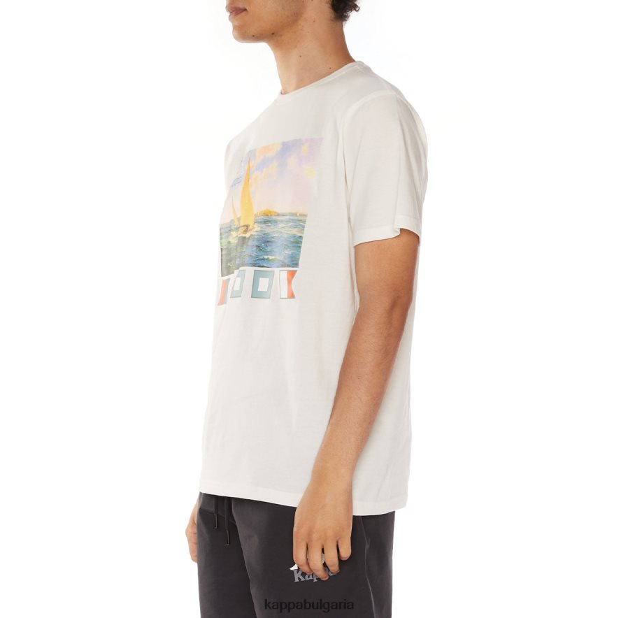 Kappa мъже мъдрец тениска бяло 48Z026118