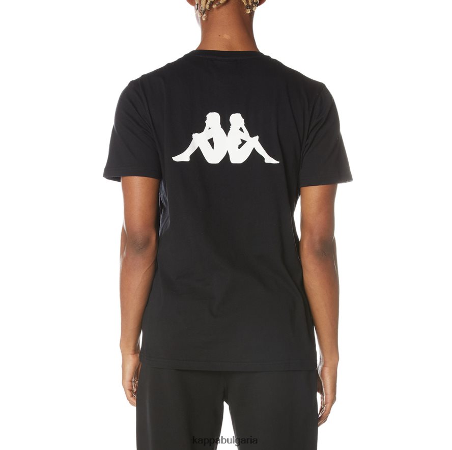 Kappa мъже автентична рунис тениска черна струя 48Z026132
